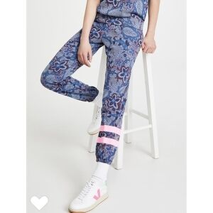 New Sundry Paisley Drawstring Joggers Sweatpants NWT Size 4/XL